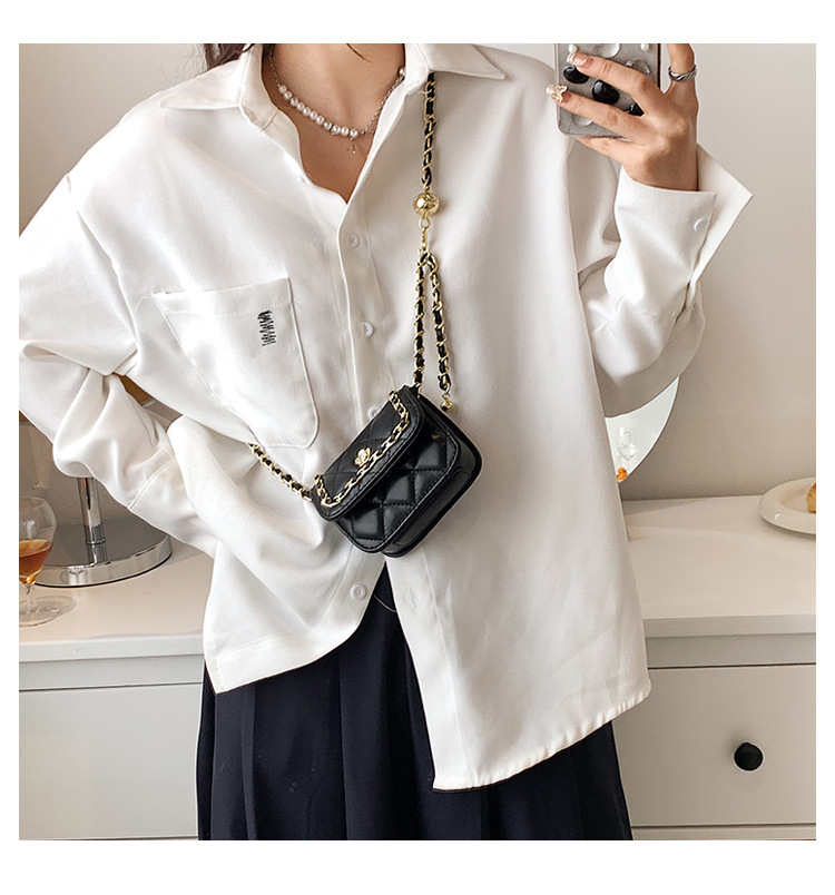 Chain Fashion Small Square New Spring Women's Messenger Shoulder Bag18*14*6cm display picture 3