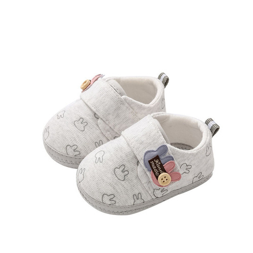 Newborn Baby Cartoon Anti-Slip Step Front Shoes 03--12 Month Baby Soft Soled Spring, Summer, Autumn, and Winter Indoor Floor Shoes Cartoon