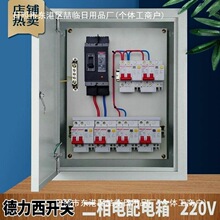 成套家用明裝二相電配電箱暗裝 pz30單相漏電源箱漏保開關箱2直銷