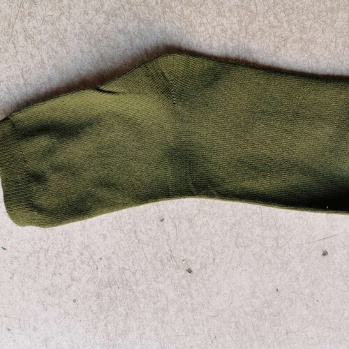 Autumn/Winter Thick Socks, Durable and Wear-resistant Men's Mid-Calf Work Safety Socks, Military Green, Wholesale for Men