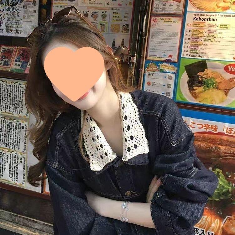 2025秋季新款美式复古拼接蕾丝牛仔外套女小众设计感休闲夹克上衣|undefined