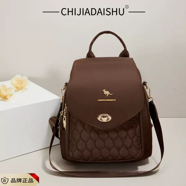 2025 Spring Backpack Women's Lightweight Fashionable All-match Multi-function Large Capacity Casual Backpack Women's Bag