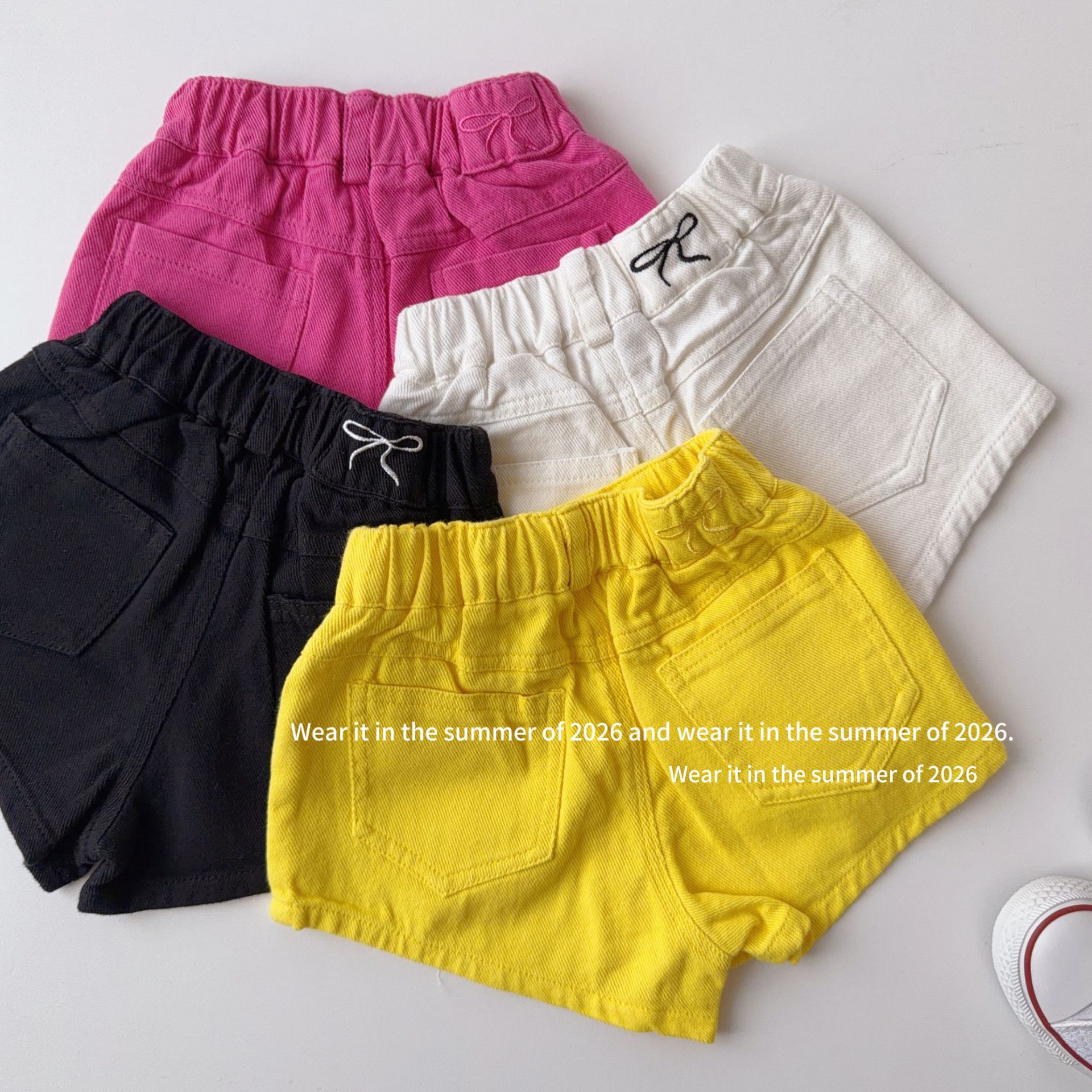 Summer fashionable thin solid shorts
