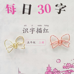 新款玫瑰金蝴蝶節回形針創意造形曲別針卡通回形針批發跨境別針