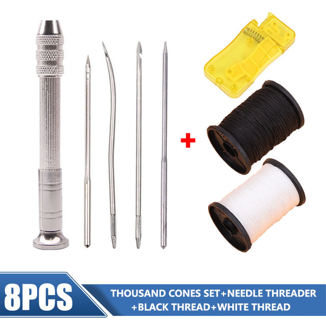 합금 손잡이 [5 장 세트] + 흑백선 + 나사산