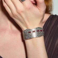 秋冬新品彩色穿线四色手镯耳环戒指套装复众设计时尚百搭配饰女