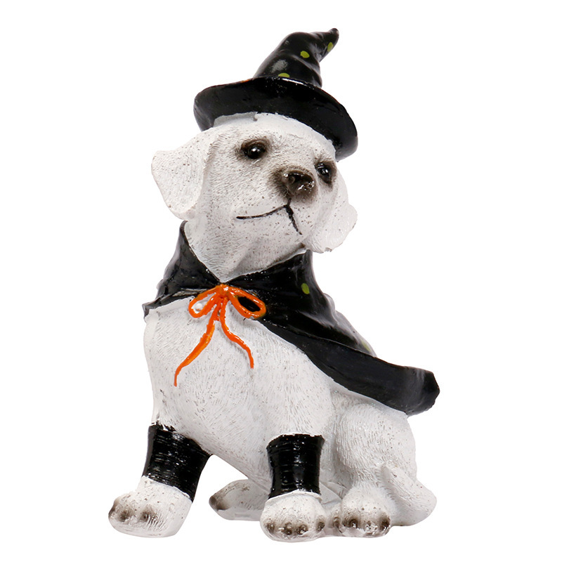 クロスボーダーハロウィン装飾かわいい魔女海賊ペット犬樹脂装飾品ホームホリデーギフト|undefined