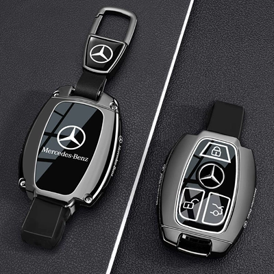 Static Rod/Key Bag: Key Cover C-Class C200L/Glc300L - type-c-key-gun-black-car-logo-buckle