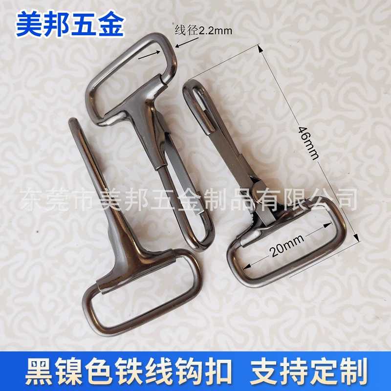 Сумки для палатки с проволочным крючком, металлическая пружинная Пряжка для собак, аксессуары для крючка США в наличии