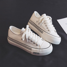 2022夏季新款纯色帆布鞋经典百搭休闲小白鞋糖果色潮鞋学生板鞋