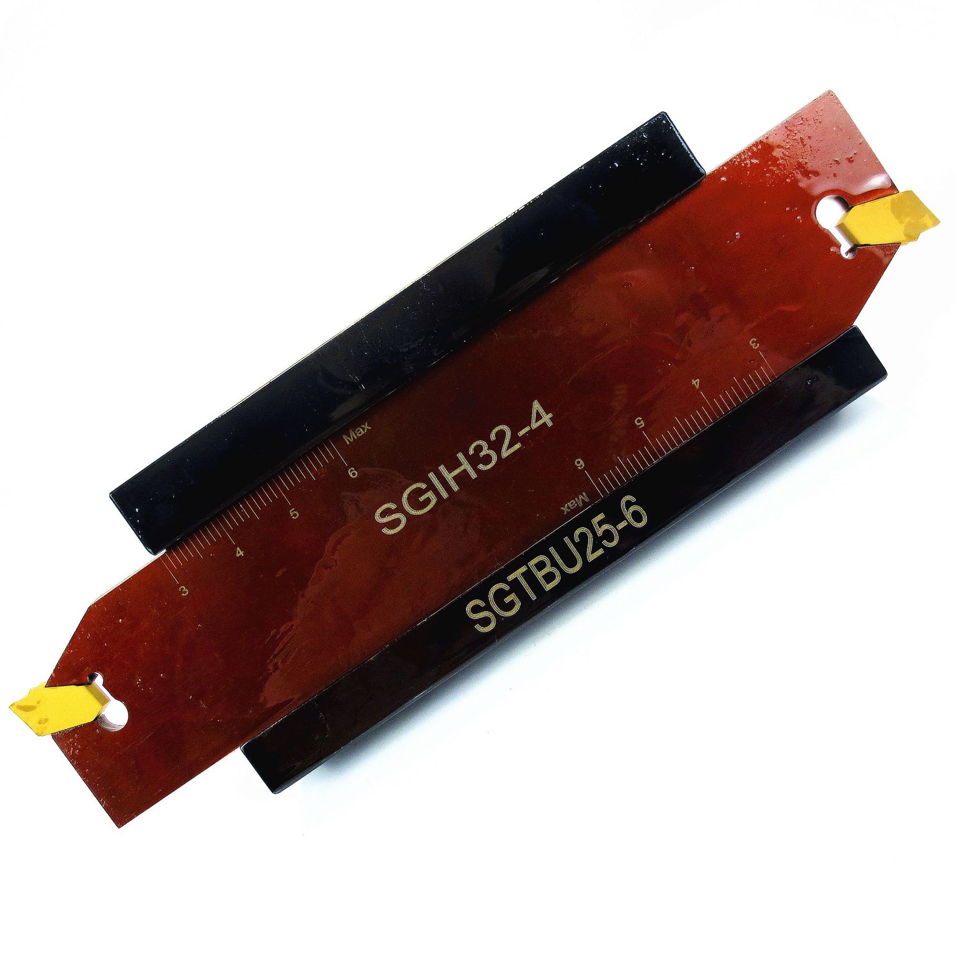 带刻度切刀板/红色切断切槽刀板：SGIH32-4