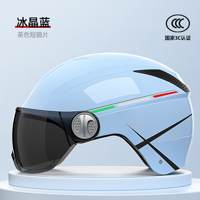 [Personalizado] Casco de motocicleta certificado 3C para vehículos eléctricos, casco transpirable unisex para adultos de verano.