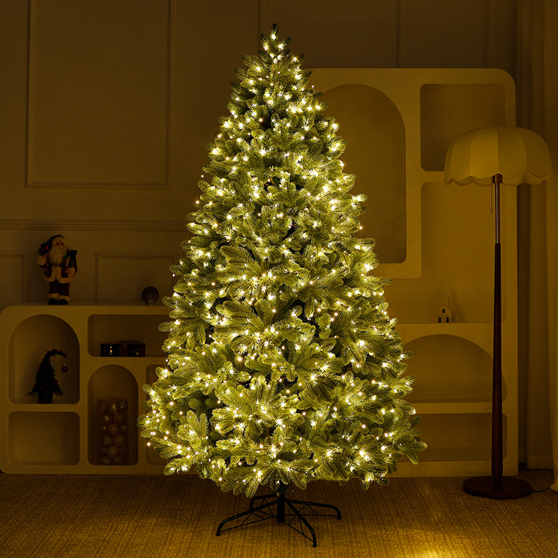 Árbol automático cifrado puro PE árbol de Navidad casero DIY decoración de Navidad decoración escenario
