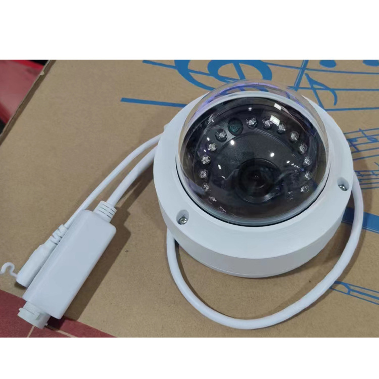 Cámara de red de 8 megapíxeles 4K IP Camera POE Doms Metal Dome Camera Explosive