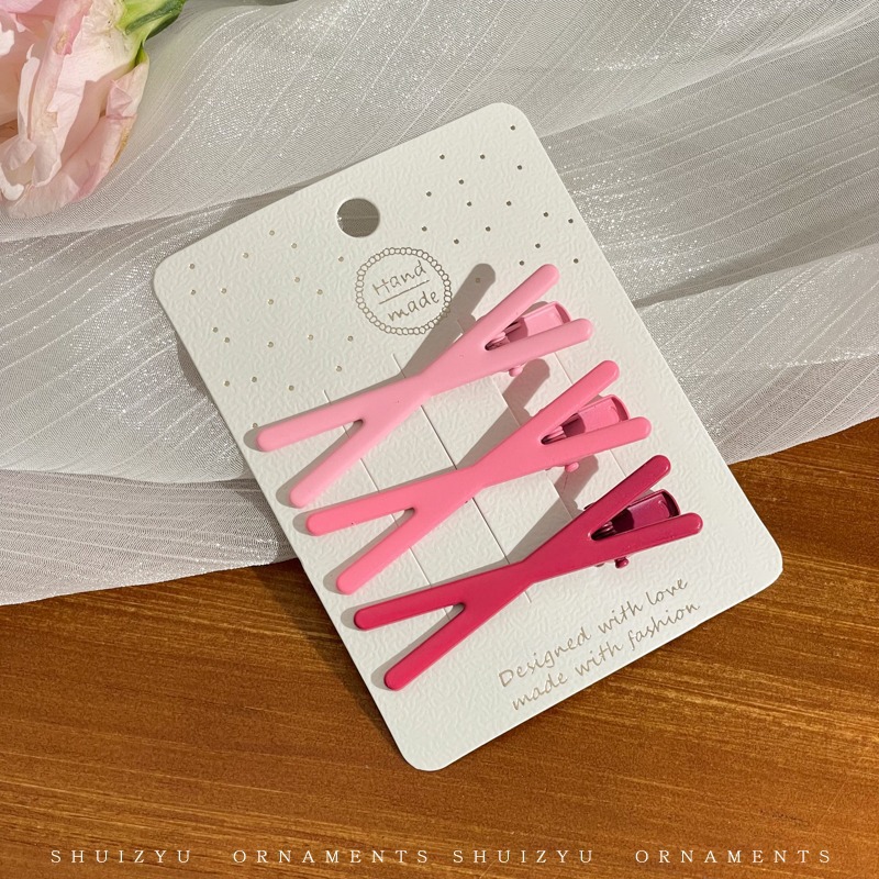 Horquilla de dopamina clip lateral femenino flequillo de sentido avanzado clip pequeño roto horquilla de moda clip lateral lindo clip bb clip tocado