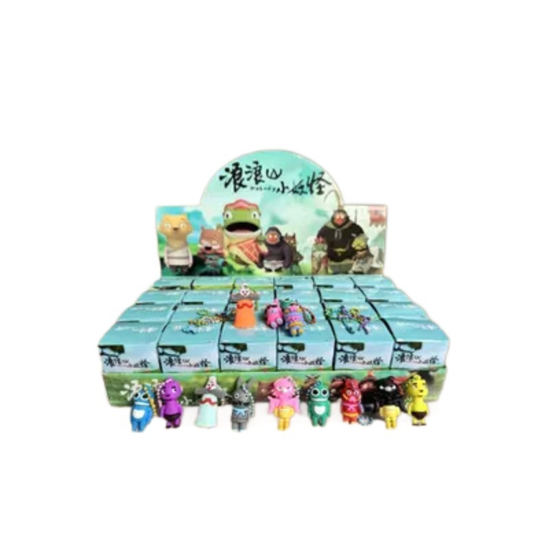 新24盒浪浪山小妖怪小猪妖钥匙扣挂件盲盒公仔随身挂件网红款批发|undefined