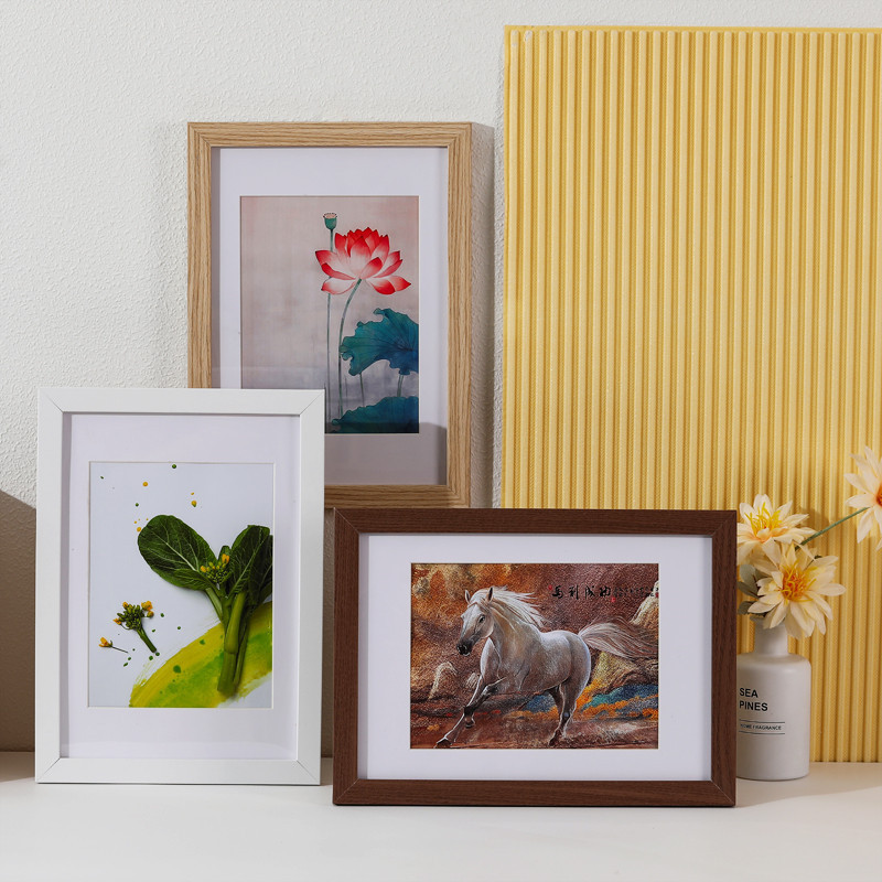 Modern photo frame table wholesale high-level decoration photo printing 67810 inch A4 picture frame wall photo frame