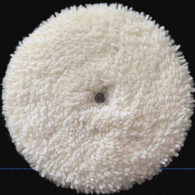 跨境双面羊毛抛光盘 羊毛抛光轮汽车美容球琴乐器 抛光毛线球打蜡