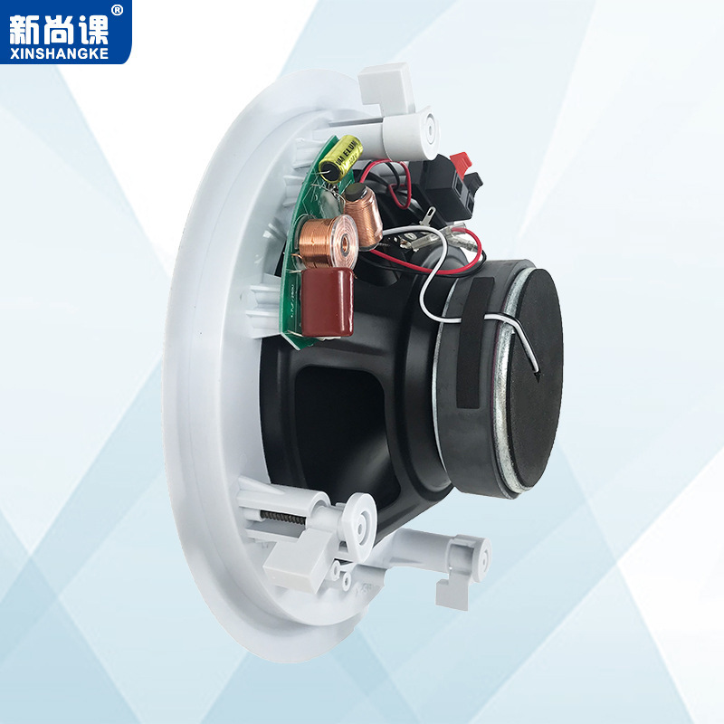 Cuerno de techo coaxial Bluetooth incrustado tiendas de hoteles sistema de música de fondo de transmisión de presión fija impedancia fija