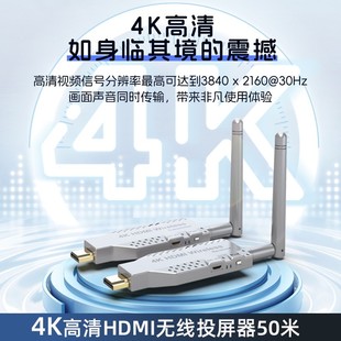 Wireless hdmi projector 4k HD video wireless transmitter computer video recorder connected to TV projector