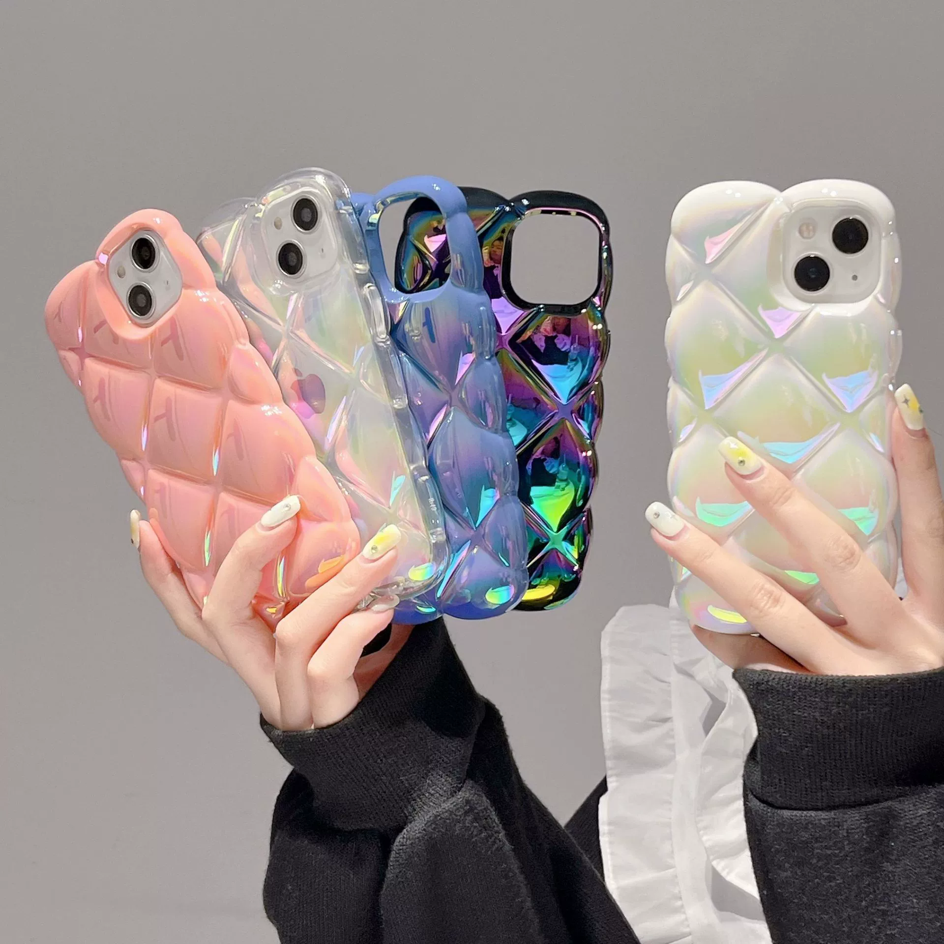 Apple, compatible iPhone15 Pro with diamond pattern, phone case, iPhone 16, iphone, 13