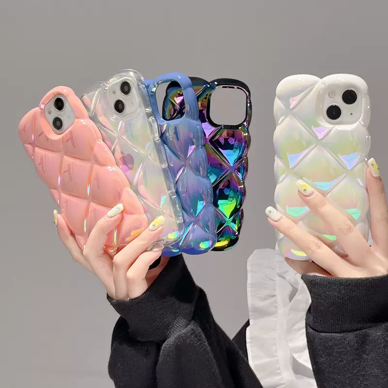 Apple, compatible iPhone15 Pro with diamond pattern, phone case, iPhone 16, iphone, 13