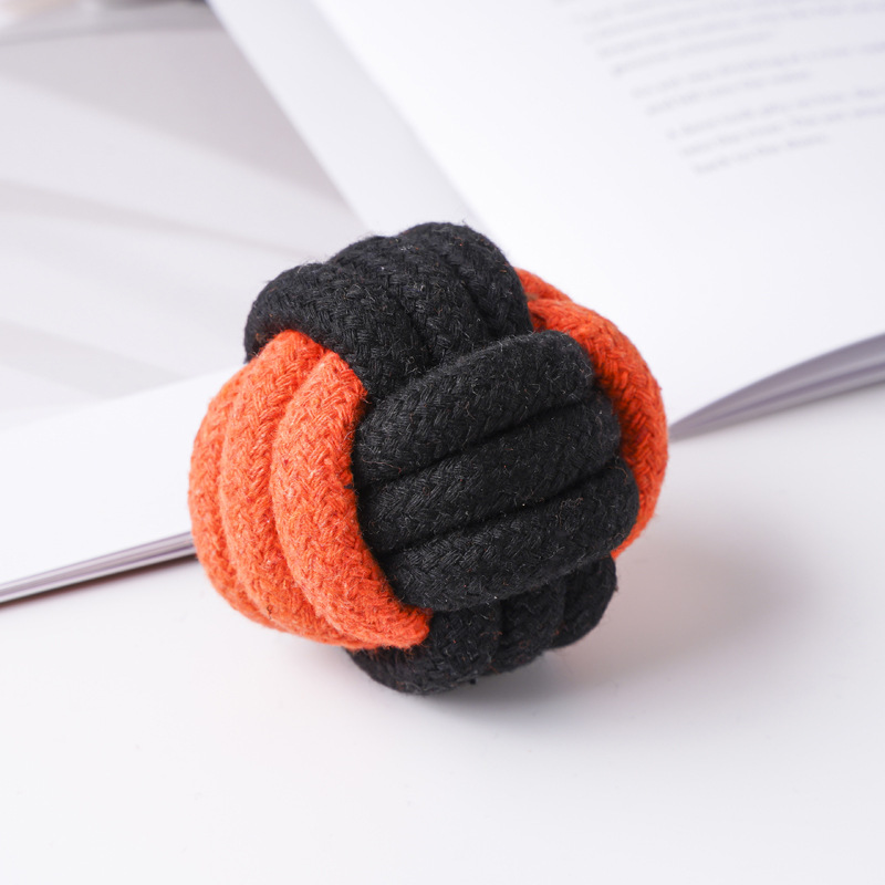 Explosiones transfronterizas regalos de Halloween para mascotas juguetes de algodón juguetes para perros de dientes de dientes de limpieza de dientes cuerda nudos artículos para mascotas