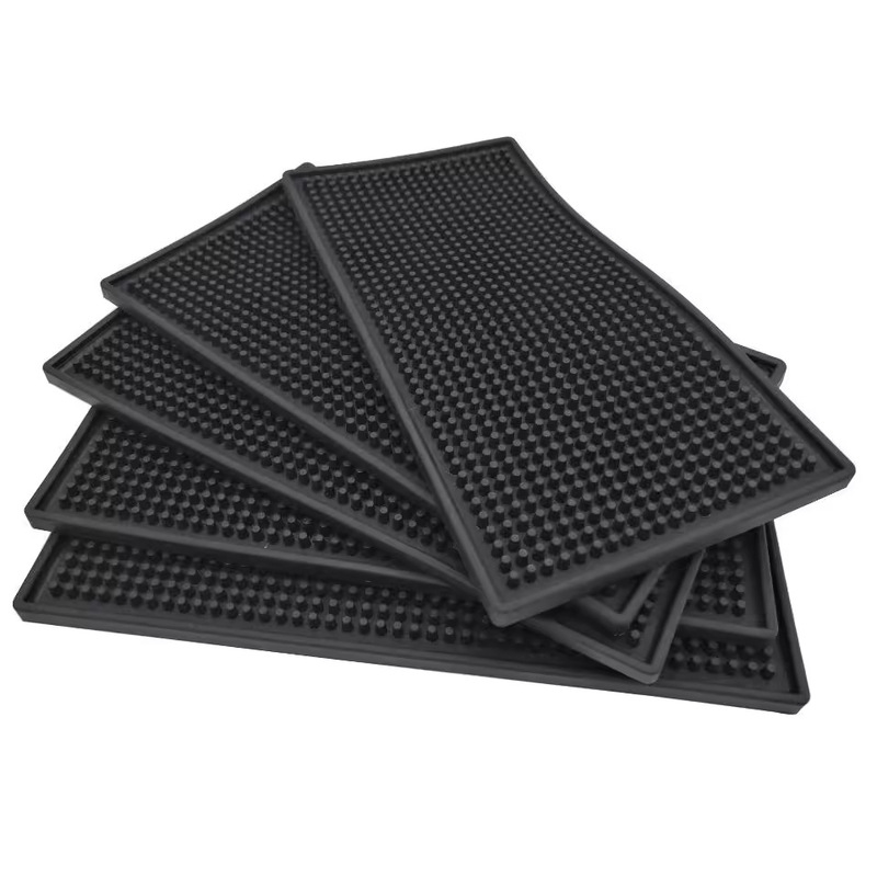 Black Water Insulating Mat Bar Mat Rubber Mat Non-Slip Heat Insulation Tea Set Drain Bar Mat Coaster Black Water Insulating Mat Bar Mat Rubber Mat Non-Slip Heat Insulation Tea Set Drain Bar Mat Coaster