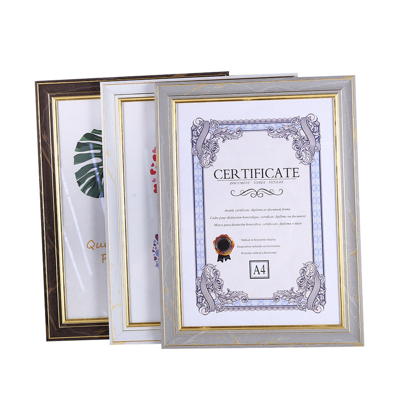 Ps Environmentally Friendly Resin Photo Frame A5 Photo Table Photo Frame A3A4 Business License Photo Frame Honorary Certificate Photo Frame