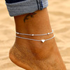 Accessory, fashionable beach ankle bracelet, European style, simple and elegant design, wholesale