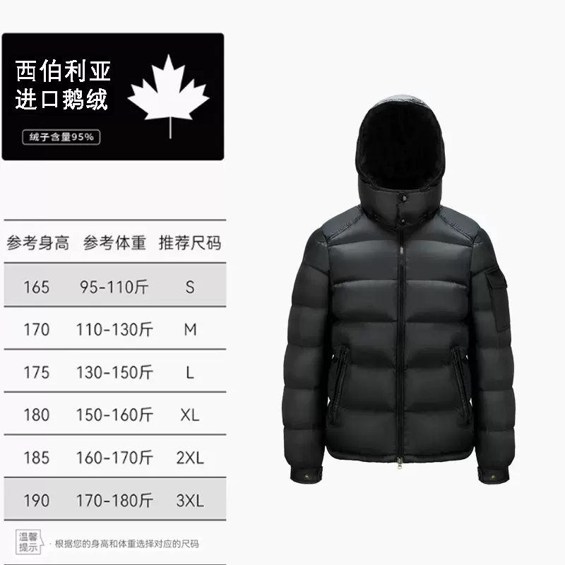 25新版现货订货进口95白鹅绒平替可拆卸帽鹅绒羽绒服冬季加厚款