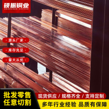 铜排T2，T3紫铜排 镀锡铜排 机房接地排 铜排加工纯铜扁条铜排