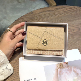2025 New Women's Wallet Short Genuine Leather Multi-Card Slot Card Holder Coin Purse Women's Fashion Wallet 70% off Wallet
