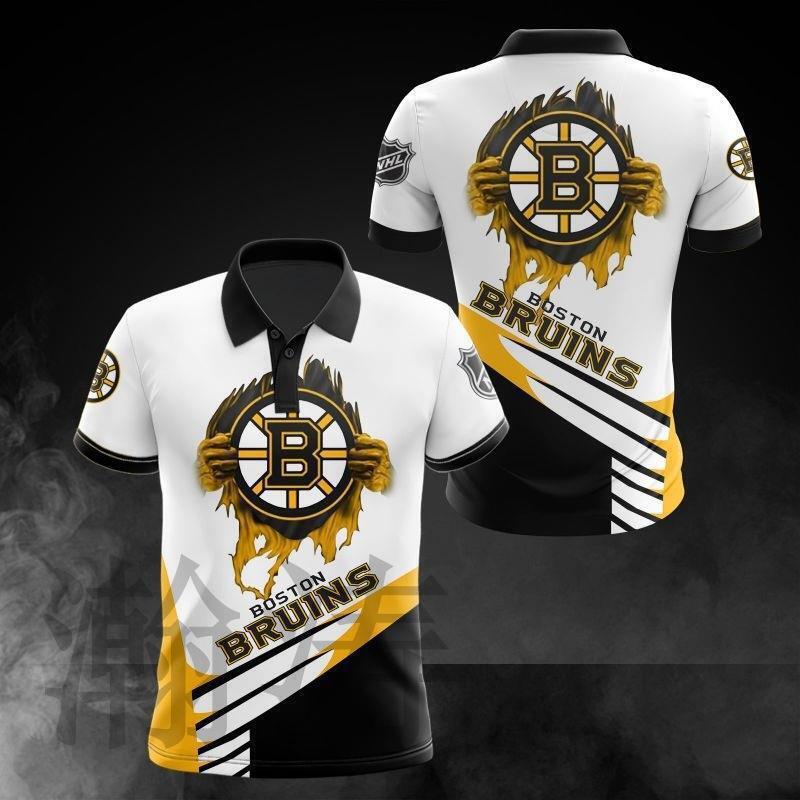 Foreign Trade Cross-Border 2024 Nhl European and American New Rugby Shirt Team 3D Digital Printing Polo Shirt T-Shirt Short Sleeve