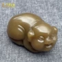 直播立体雕刻发财猪手把件