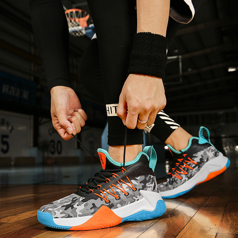 Zapatos de entrenamiento de combate para estudiantes de cemento blanco Joe4 zapatos de baloncesto casuales zapatos de skate alta fuerza aérea image 33