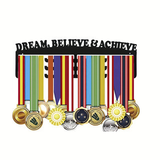 Cross-Border American Medal Rack Iron Medal Display Rack Medal Storage Rack Dream Believe Achieve