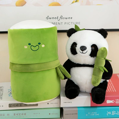 Tube Panda Plush Toy: Oyuncaq yastıqlar
