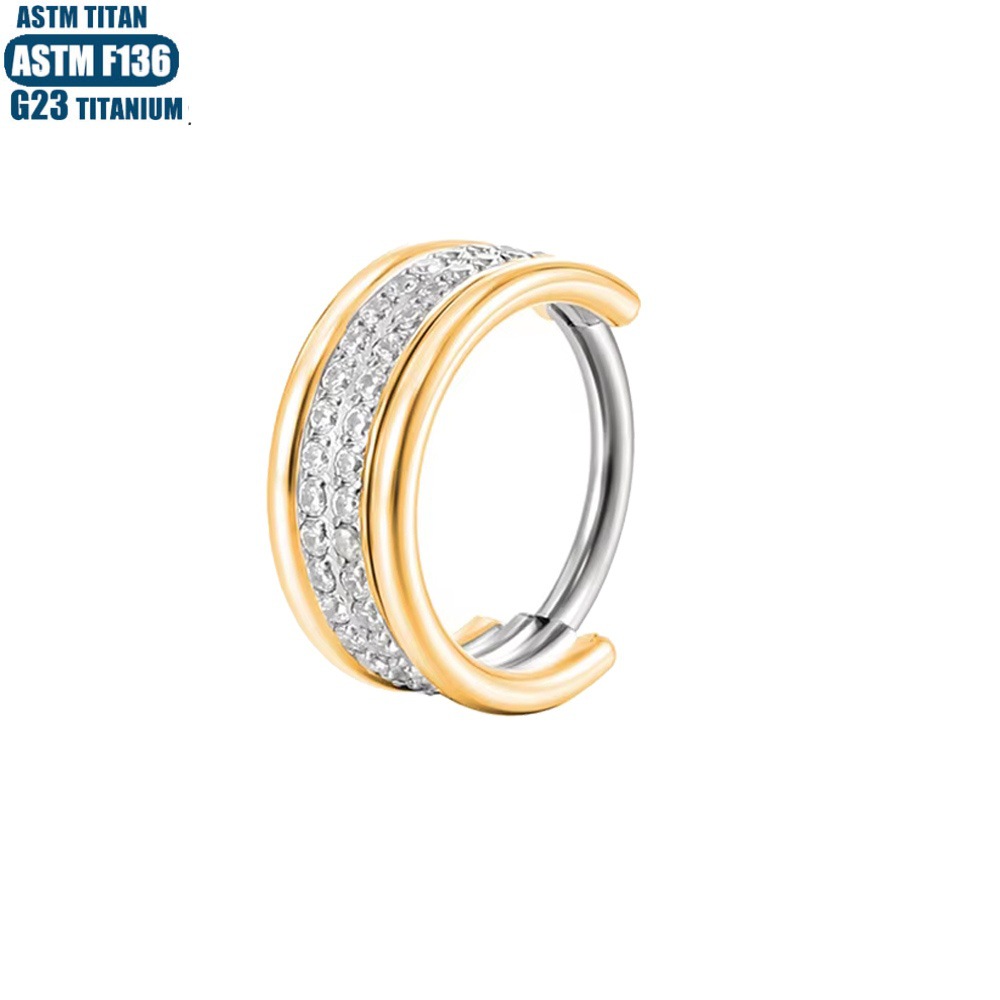 Pointed titanium steel lip stud product view