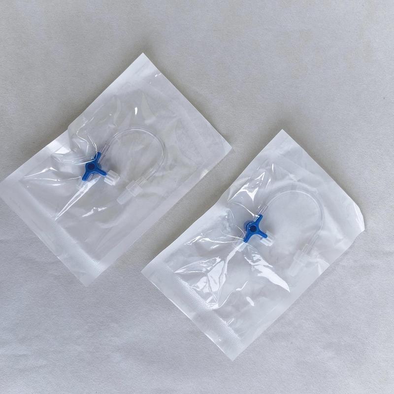 一次性三通鲁尔锁导管塑料双向调药器输液延长管10CM/25cm/100cm|undefined