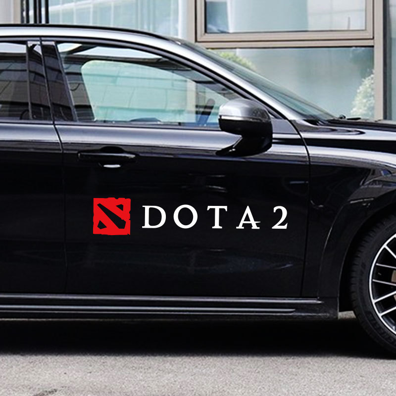 DOTA2 자동차 스티커 나이프 타워 게임 반사 자동차 스티커 개인화 된 창조적 인 인터넷 축하 같은 스타일 오토바이 장식 자동차 스티커