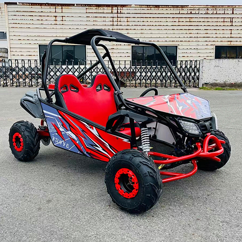 circuito de kart eléctrico de montaña motocicleta de cuatro ruedas campo de competición drifting beach car bicicletas de montaña de dos asientos
