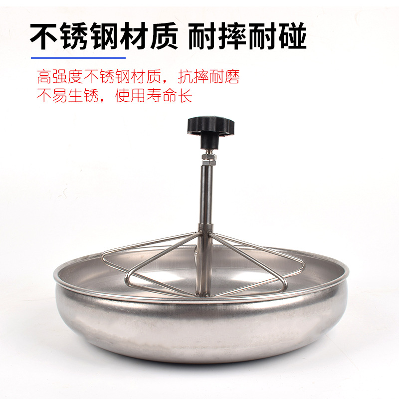 Accesorios de cama de producción de comedero de lechones de acero inoxidable vivero comedero de cerdos siembras de enseñanza comedero de cerdos