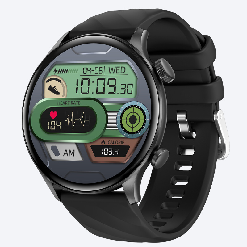 Reloj Inteligente 2024zw63 con Llamadas Bluetooth, Pantalla Redonda, Multifuncional para Salud y Deportes