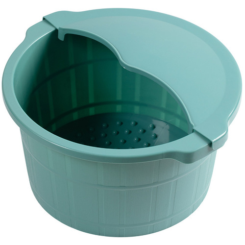 Foot basin household high foam foot tub over the calf knee health foot bath tub foot basin plastic lazy foot bath magic weapon