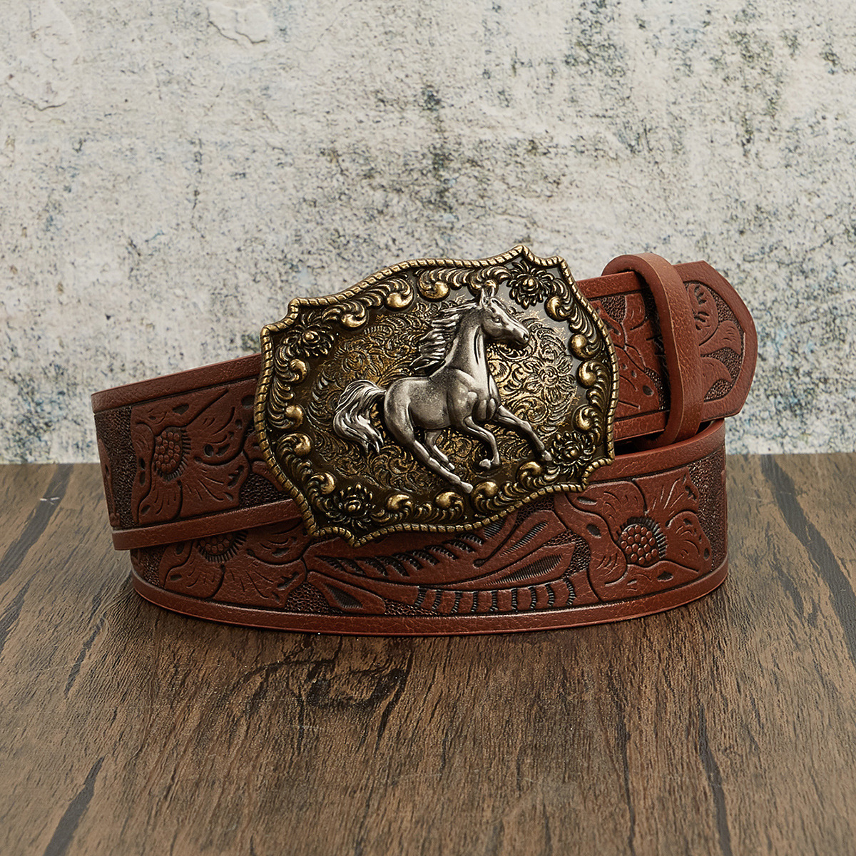 Denim trend belt