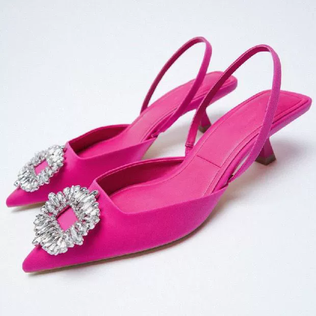 2022 Весна, Новое поступление, модные однослойные туфли, женские туфли на высоком каблуке с острым носом и каблуками-шпильками для женщин