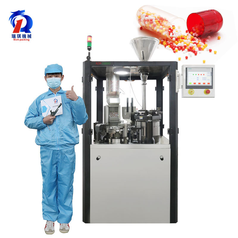 automatic empty hard gelatin gel capsule filling machine