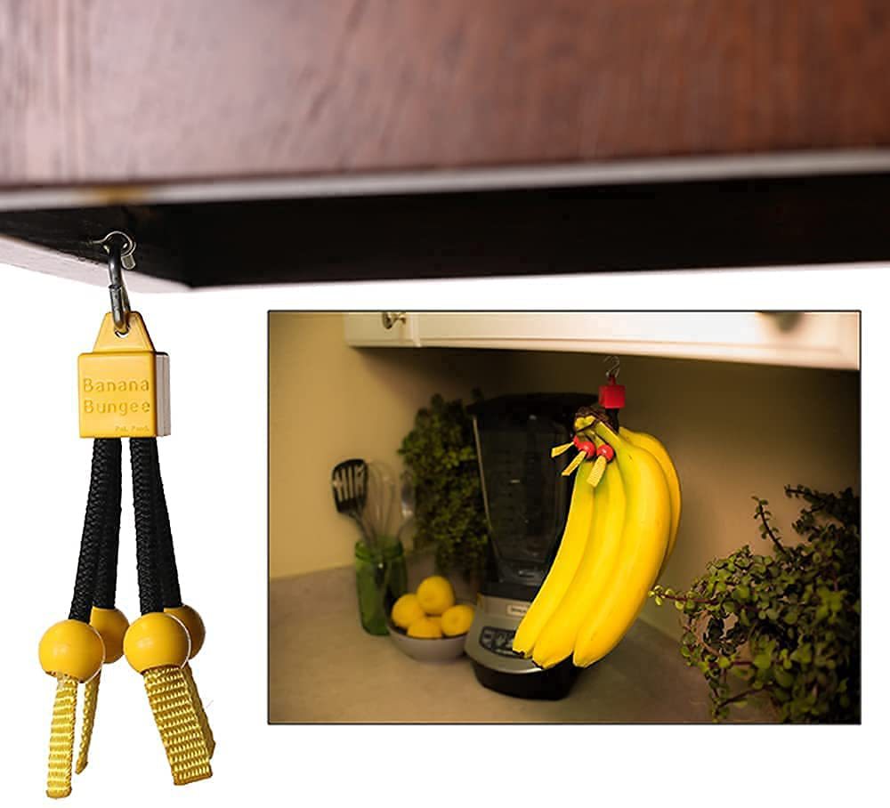Banana Bungee Hanger 香蕉悬挂器家用悬挂水果架 可拆卸香蕉挂钩阿里巴巴