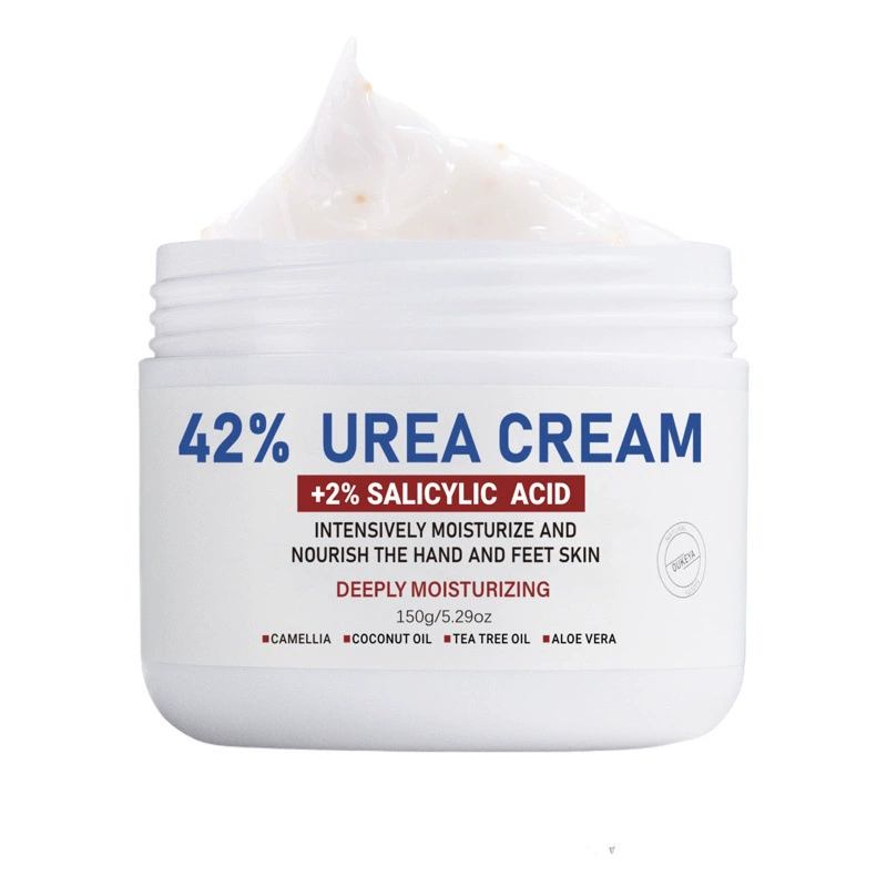 Трансграничный 2% крем мочевины + 2% салициловая кислота против высыхания, увлажнение, мощное увлажнение, восстановление груботы, Amazon полный английский язык